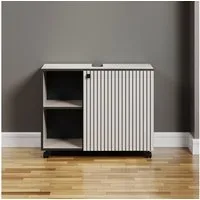 welltime Waschbeckenunterschrank Amrum Waschtisch auf Rollen - (B/T/H) wahlweise 60-80/42/64 cm