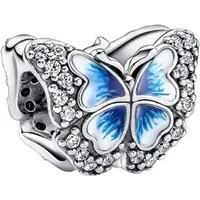 Pandora Charm Schmetterling 790761C01, Schmetterling, Natur, Tiere, Blau, Zirkonia