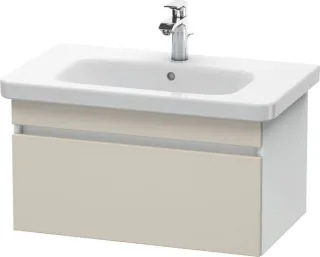 Duravit DuraStyle Waschtischunterbau wandhängend Taupe & Weiß Matt 730x448x398 mm - DS638109118 DS638109118