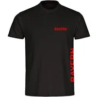 multifanshop T-Shirt Kinder Bayern - Brust & Seite - Boy Girl