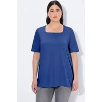 Ulla Popken T-Shirt T-Shirt A-Linie Carré-Ausschnitt Halbarm