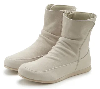 Vivance Stiefelette "Stiefel, Boots" aus hochwertigem Leder mit Reißverschluss