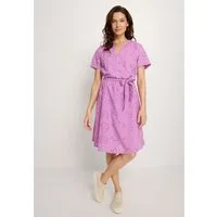 LASCANA Blusenkleid (mit Bindegürtel) und Lochstickerei, Spitzenkleid