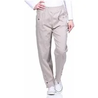 Cherry Berry Schlupfhose Damen Sommerhose luftig leichte Freizeithose mit Stretch elasticher Gummizug, in Unifarben, auch große Größen erhältlich