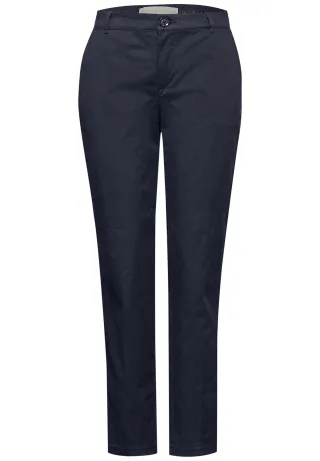 Street One - Weiche Chino night sky blue - Gr. - 30