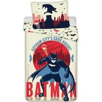 Batman Bettwäsche Gotham’s Knight Bettwäsche set 100% Baumwolle 140x200 + 70x90 cm, Baumwolle