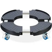 relaxdays Pflanzenroller Ausziehbarer Pflanzenroller, (1-St)