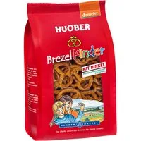 Huober Knabberei, Huober Bio Brezel Kinder aus Dinkel knuspriges Laugengebäck 125g