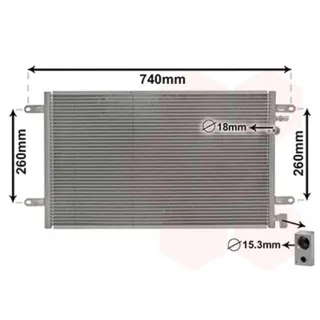 Van Wezel Klimakondensator Audi A6 4F + Avant