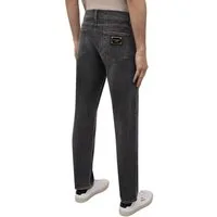 DOLCE & GABBANA 5-Pocket-Jeans Jeans Denim Comfort Pants mit Metall-Logo-Plakette Metall-Logo auf Rücktasche, dezente Used-Optik