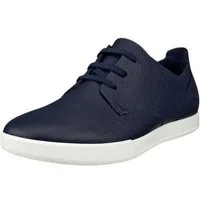 Ecco Leisure Derby (ECCO-Leder) marineblau Herren Sneaker