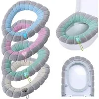 Agger Soft-Toilettensitzerhöhung 4 Stück 42x38cm WC-Sitzwärmer Toilettensitzauflagen