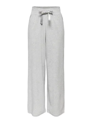 JDY - JDYVIDA VELVET PANT JRS DIA Light Grey Melange - Gr. - 32