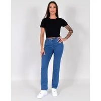ESRA Straight-Jeans Damen Stretch-Jeans Premium Baumwolle Jeanshose Damen Straight Fit G14 Straight Jeans Damen High Waist Stretch Jeans Damen Regular Hose