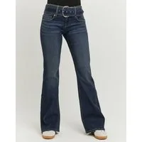 Tally Weijl Bootcut-Jeans SPADECINTY Baumwollmischung, Mid Waist mit Bootcut und Gürtel