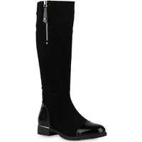 VAN HILL 840545 Stiefel Damen Leicht Gefütterte Klassische Stiefel Profil-Sohle