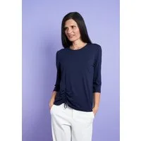 Seidel Moden 3/4-Arm-Shirt mit Raff-Detail vorne - MADE IN GERMANY