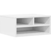 vidaXL Druckertisch Druckerständer Weiß 49x40x22,5 cm Holzwerkstoff