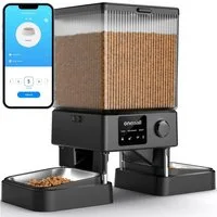 Purpurra Katzen-Futterspender Oneisall Automatischer Katzenfutterspender mit 5G WLAN für 2 Katzen