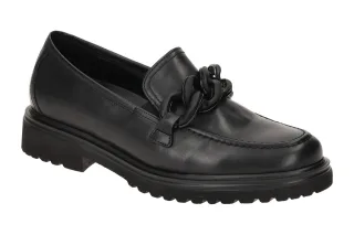 Gabor 72.554.67 Damen Slipper Schwarz Lack Extra Weit H - Davos Comfort