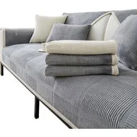 Diwzbyn Sofaschoner Sofa Überzug, Couch Überzug L Form 1/2/3/4 Sitzer, Sofa Cover, Sofabezug Ecksofa rutschfeste Sofaschoner, Sofadecken