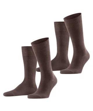 FALKE - FALKE Swing 2-Pack Herren brown - Gr. - 40.5