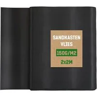 GardenGloss Sandkasten 4m² Unkrautvlies Sandkasten 150g/m² (2m x 2m) - Stark, Reissfest