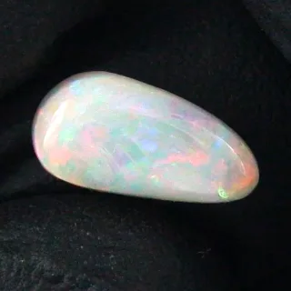 2,04 ct White Opal Multicolor Edelstein Lightning Ridge Australien