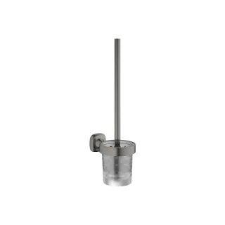 Dornbracht Toiletten-Bürstengarnitur, Wandmodell COYA 83900404 Dark Platinum gebürstet,83900404-99 83900404-99