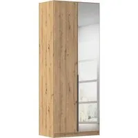 OTTO home Drehtürenschrank Kleiderschrank Schrank Garderobe AGORDO mit Dekor- oder Hochglanzfront (in zwei Griff-Farben, Breiten 91-405 cm) durchdachte Innenausstattung, in 8 Breiten und 2 Höhen MADE IN GERMANY