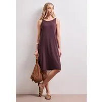 STREET ONE Shirtkleid Sommerkleid mit Schnallendetail/Viskose-Stretch
