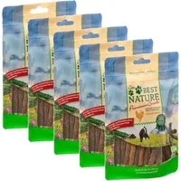 Best Nature Premium Snack für Katzen, 5x 50 g, Hähnchenfleischsticks, Snack für: Katze
