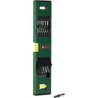 Bosch Schrauberbit-Set mit Wasserwaage, 17-teilig - 2607017070
