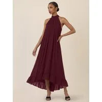 Apart Chiffonkleid mit Volantsaum