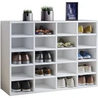 VCM Schuhregal Holz Regal Schuhschrank Schuhregal Hinsol L, 1-tlg., 67x92x33cm Schuhschrank