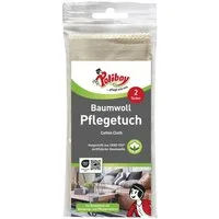 poliboy Poliboy Baumwoll Pflegetuch 2 Stück Reinigungstücher (100% Baumwolle)
