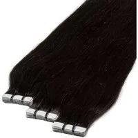 hair2heart Echthaar-Extension Premium Tape Extensions #4/0 Dunkelbraun 60cm