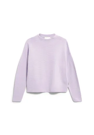 Armedangels - MERINAA LINKS LINKS SWEATER moonlit lilac - Gr. - S
