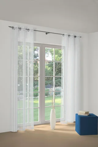 Wirth Gardine "7227" Ösen 1 Stk. tlg. Store
