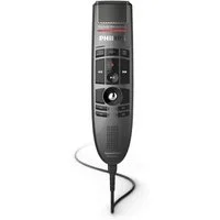 Philips LFH3500 SpeechMike Premium Diktiermikrofon Digitales Diktiergerät (Studioqualität, Track-ball, Drucktasten, Bewegungssensor)