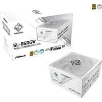 Steel Legend SL-850GW, PC-Netzteil weiß, 1x 12-Pin High Power GPU, 2x PCIe, Kabelmanagement, 850 Watt