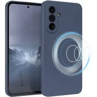 EAZY CASE Handyhülle für Samsung Galaxy A36 Hülle Silikon 6,7 Zoll, Softcase mit MagSafe mattierte Silikonhülle Back Cover Petrol