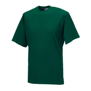Russell Herren Organik T-Shirt Kurzarm (Flaschengrün)