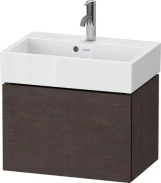 Duravit L-Cube Waschtischunterbau wandhängend Eiche dunkel gebürstet Matt 584x391x394 mm - LC6119072 LC611907272