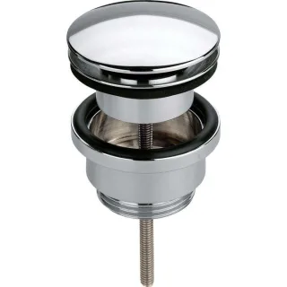 Viega Universalventil 492687 Visign V1, G 1 1/4 x 63 mm, Messing verchromt, verschließbar