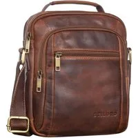 STILORD Schultertasche "Lucky" Umhängetasche Herren Klein Leder Handtasche