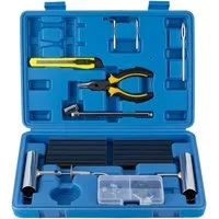 Youyijia Autoreifenkissen Reifenreparaturset Auto für PKW SUV Motorrad Notfall Tire Repair Kit