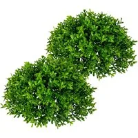Kunstpflanze Teeblatt-Halbkugel Grünpflanze, Creativ green, Höhe 12 cm