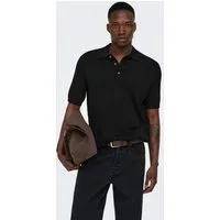 ONLY & SONS Polokragenpullover ONSLOUI REG 12 SS MEL POLO KNIT NOOS Baumwollmischung, regular fit