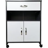 HTI-Living Hochschrank Küchenschrank Grau/Weiß Blanca (Stück, 1-St., 1 Schrank) Mehrzweckschrank Anrichte